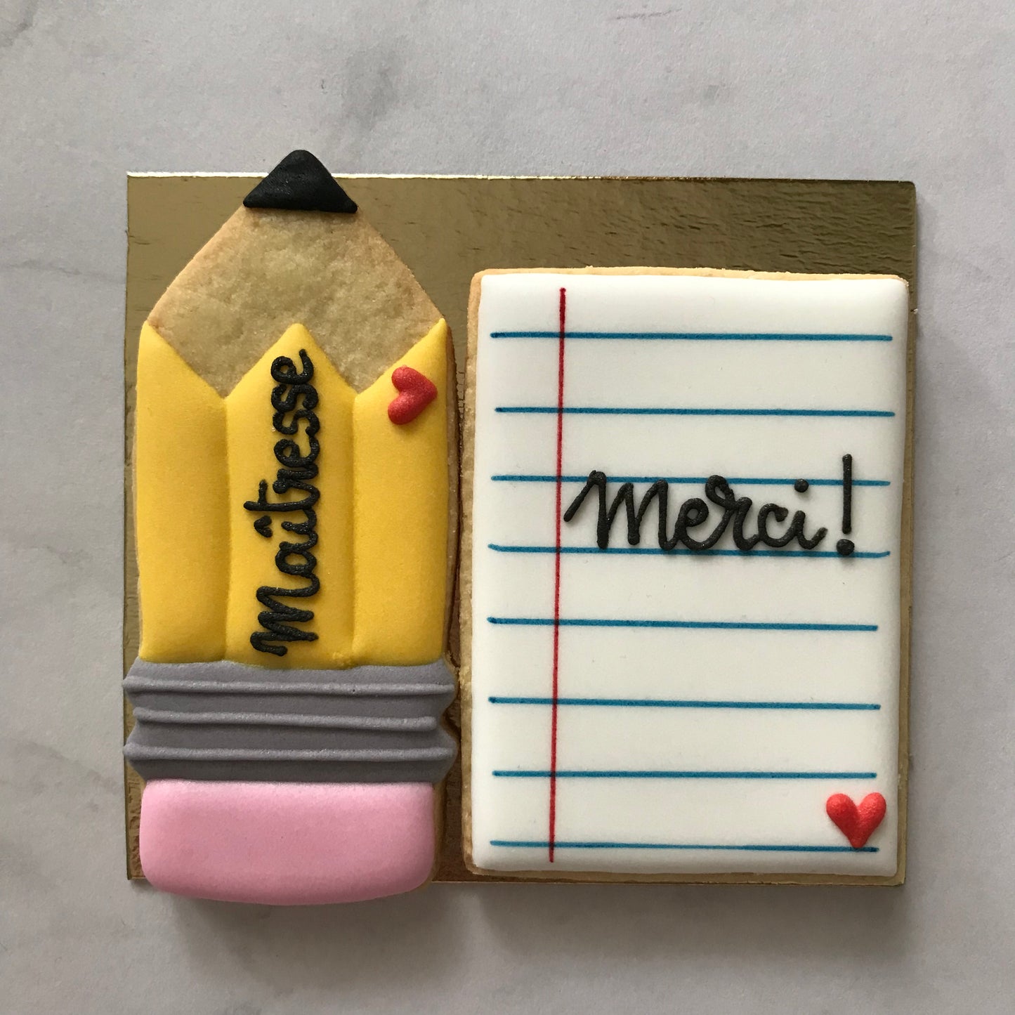📝 Merci Maître(sse) 📝 : Set Crayon + Feuille